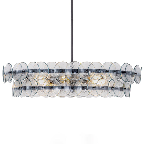 Loren 8 Light Chandelier Gunmetal