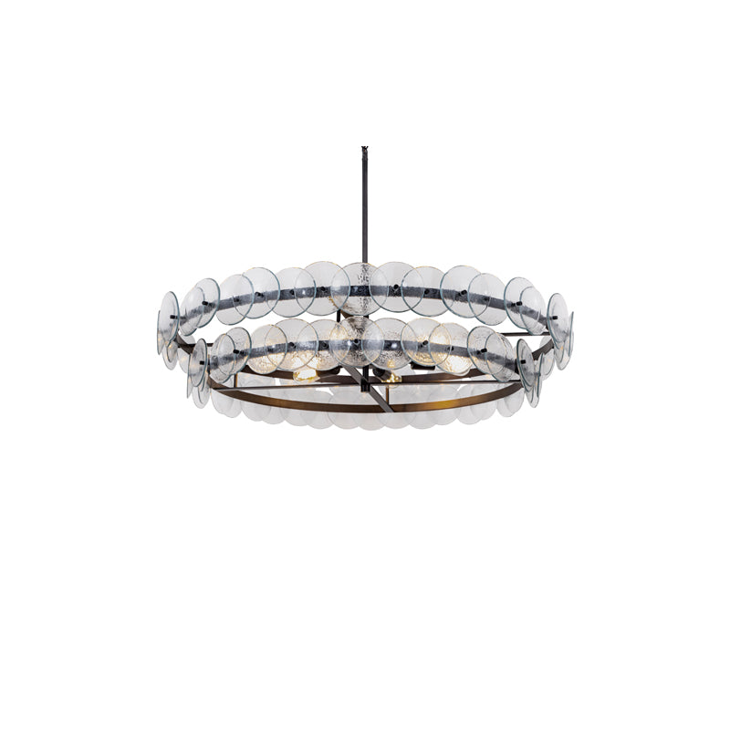 Loren 8 Light Chandelier Gunmetal
