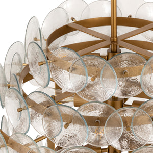 Loren 12 Light Chandelier Gunmetal
