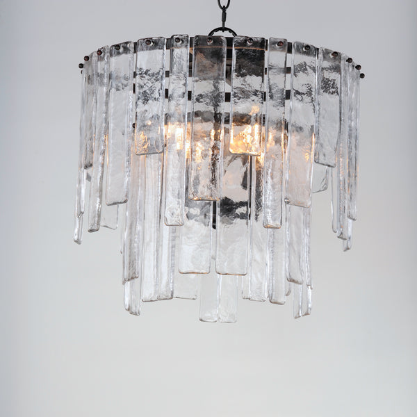 Warren 4 Light Semi Flush/ Pendant Dark Bronze
