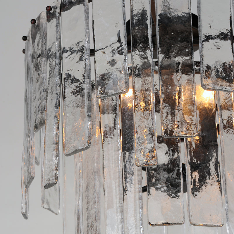 Warren 4 Light Semi Flush/ Pendant Dark Bronze