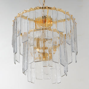 Warren 4 Light Semi Flush/ Pendant Gold