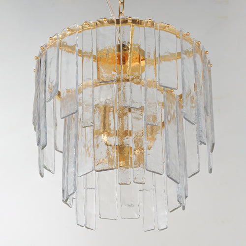 Warren 4 Light Semi Flush/ Pendant Gold