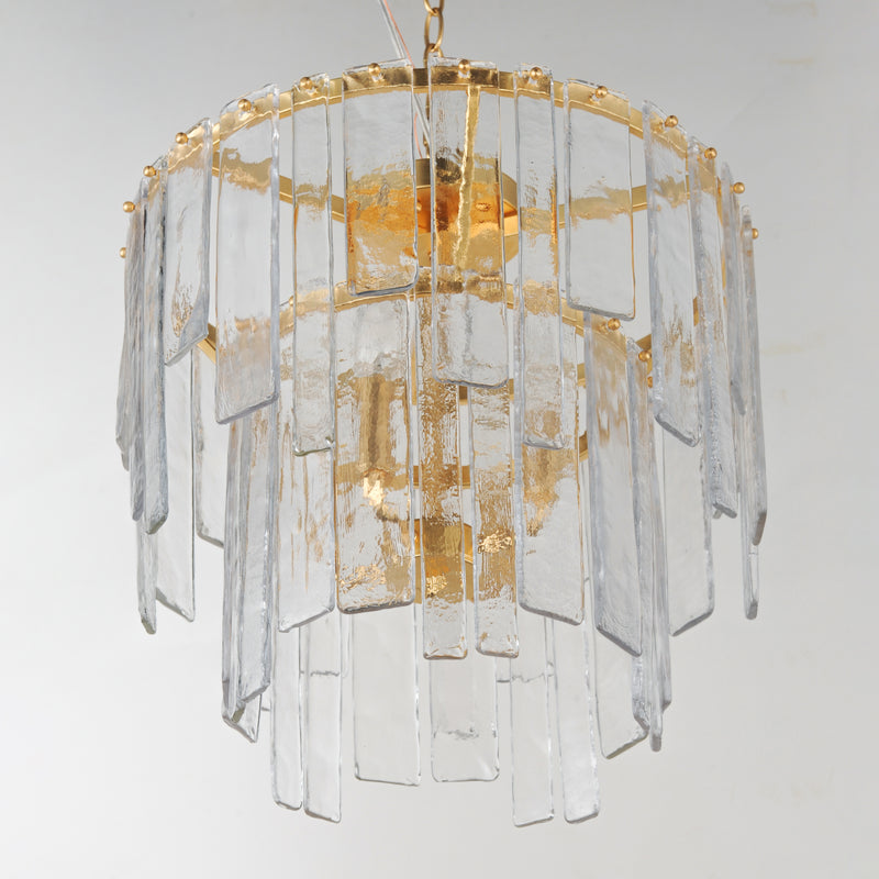 Warren 4 Light Semi Flush/ Pendant Gold