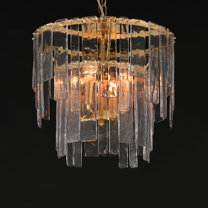 Warren 4 Light Semi Flush/ Pendant Gold