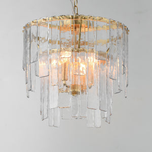 Warren 4 Light Semi Flush/ Pendant Gold