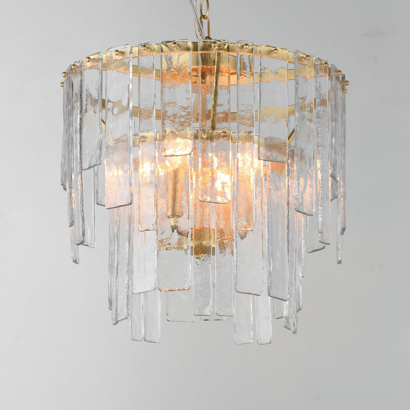 Warren 4 Light Semi Flush/ Pendant Gold