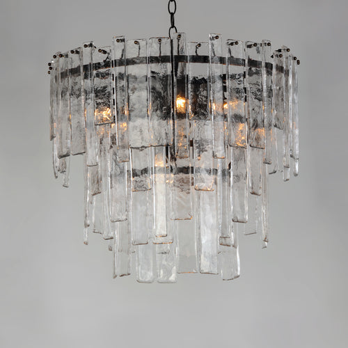 Warren 9 Light Pendant Dark Bronze
