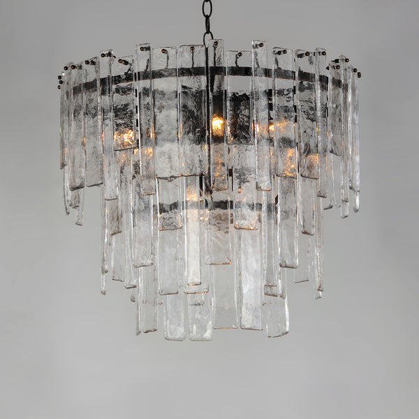 Warren 9 Light Pendant Dark Bronze