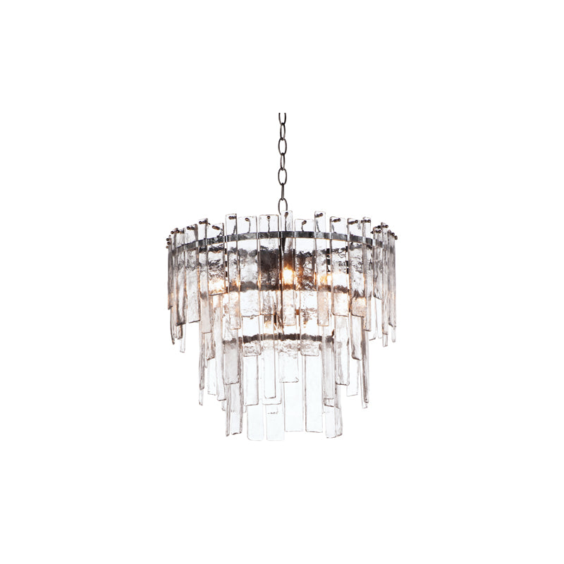 Warren 9 Light Pendant Dark Bronze