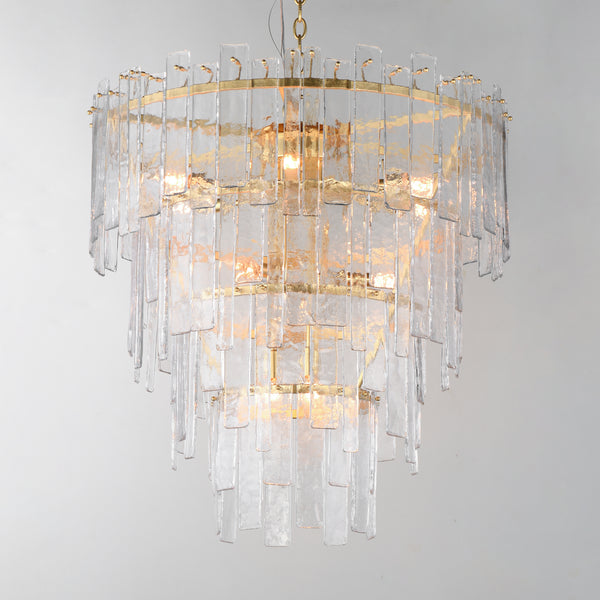 Warren 12 Light Pendant Gold