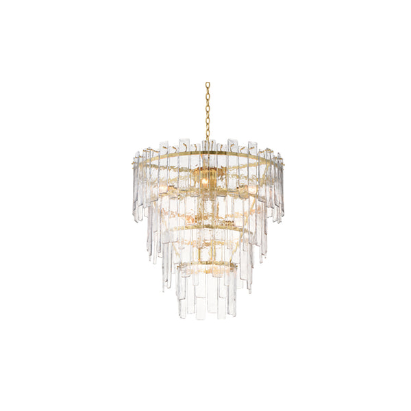 Warren 12 Light Pendant Gold