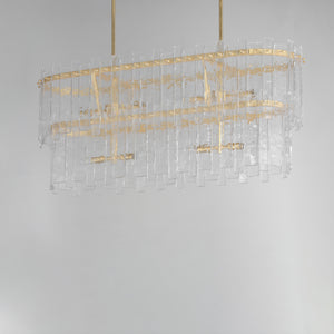 Warren 8 Light Pendant Gold