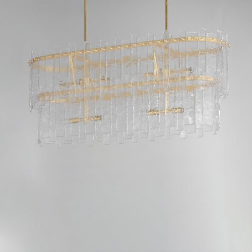 Warren 8 Light Pendant Gold