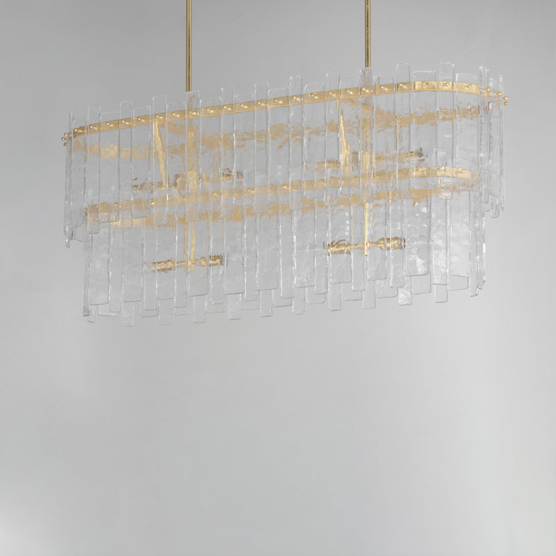 Warren 8 Light Pendant Gold