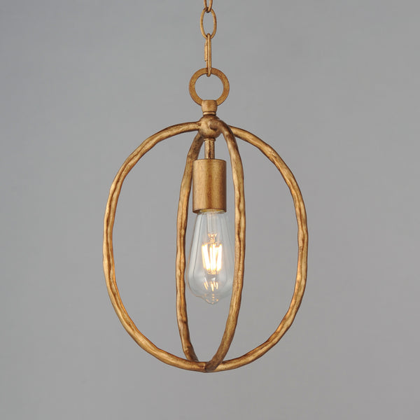 Martel 1 Light Mini Pendant Gold