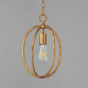 Martel 1 Light Mini Pendant Gold
