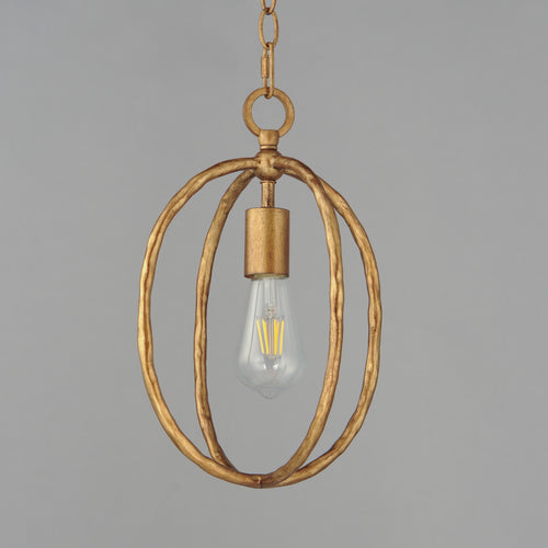 Martel 1 Light Mini Pendant Gold