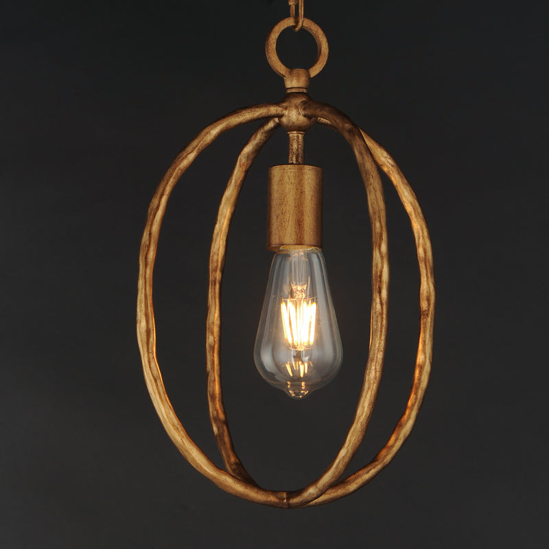 Martel 1 Light Mini Pendant Gold
