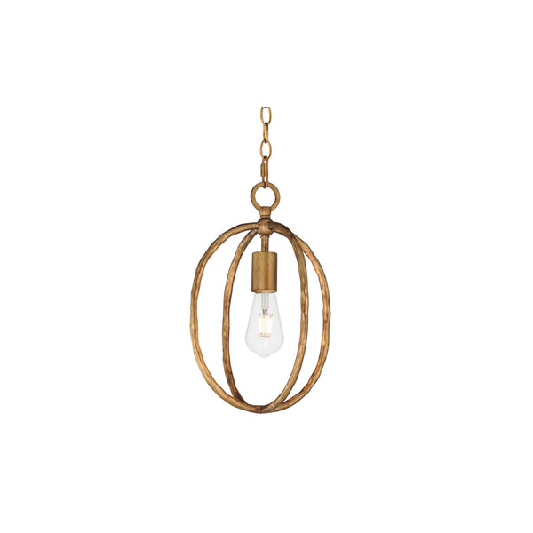 Martel 1 Light Mini Pendant Gold