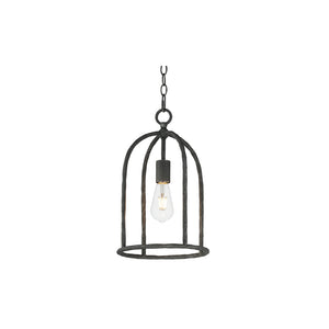 Martel 1 Light Pendant Black