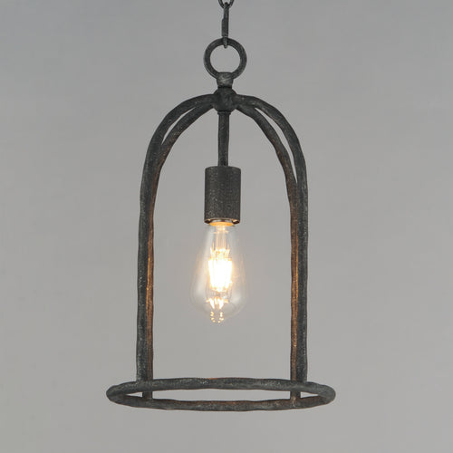 Martel 1 Light Pendant Black