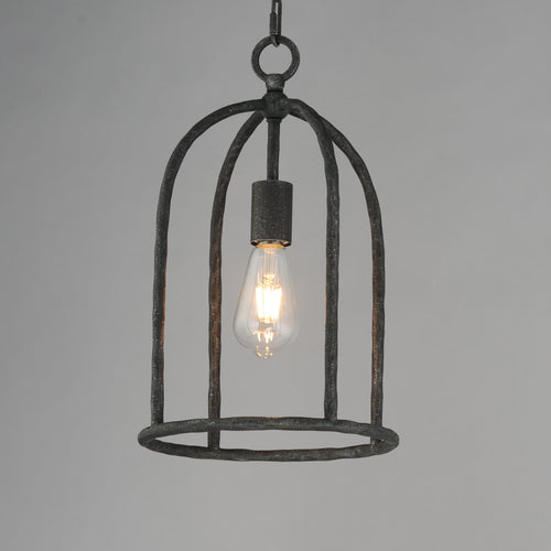 Martel 1 Light Pendant Black