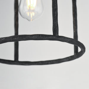 Martel 1 Light Pendant Black