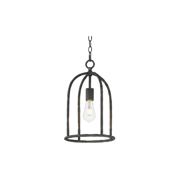 Martel 1 Light Pendant Black