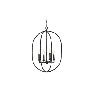 Martel 4 Light Pendant Black