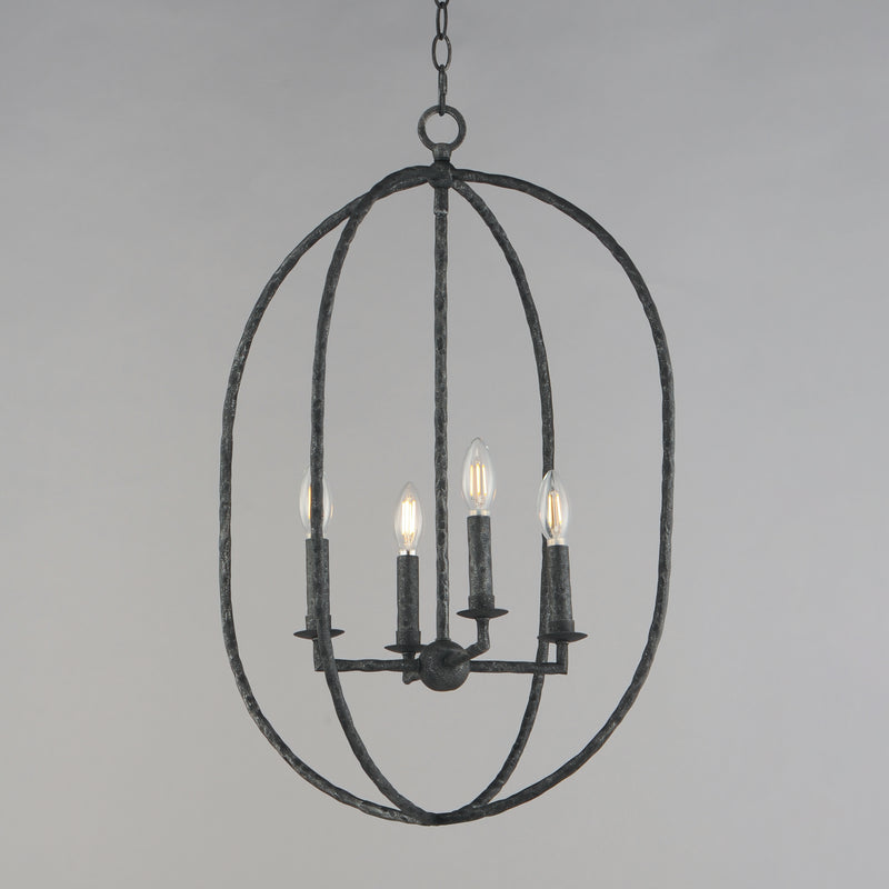 Martel 4 Light Pendant Black