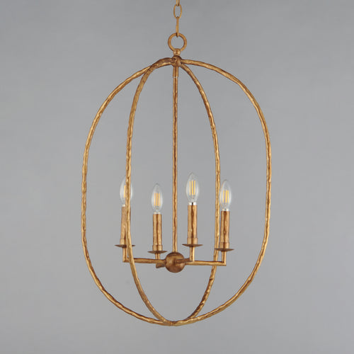 Martel 4 Light Pendant Gold