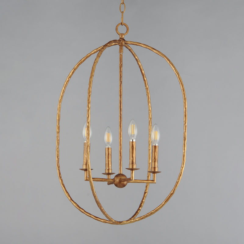 Martel 4 Light Pendant Gold