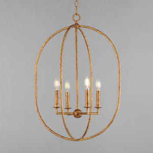 Martel 4 Light Pendant Gold