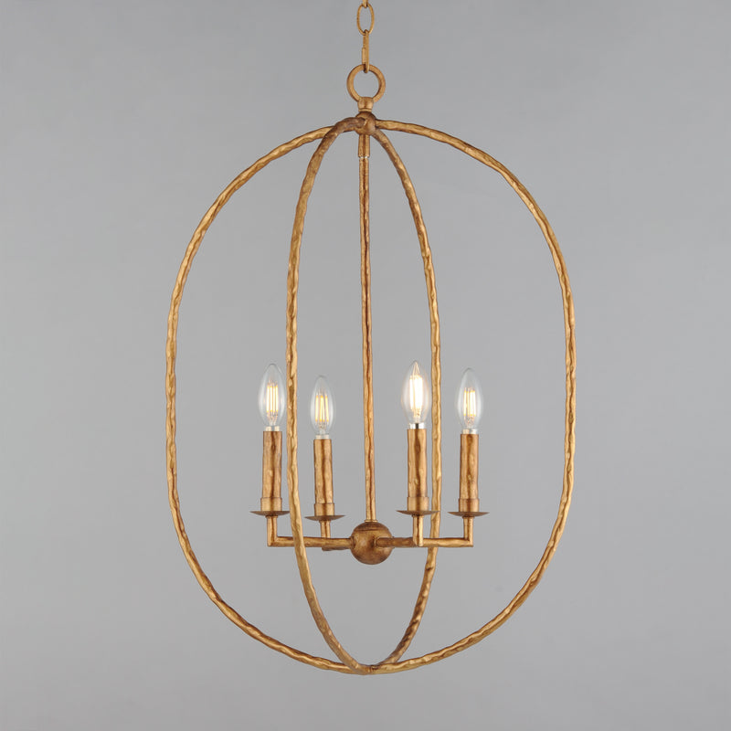 Martel 4 Light Pendant Gold
