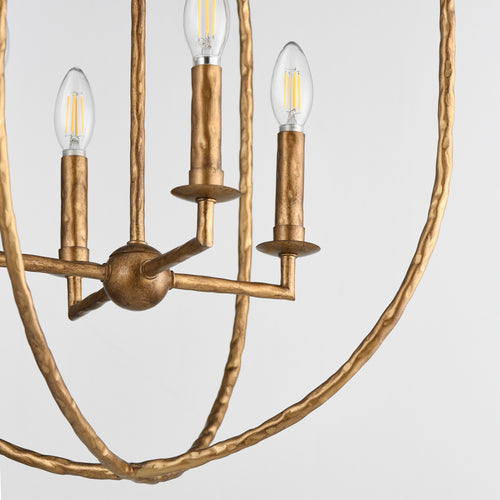 Martel 4 Light Pendant Gold