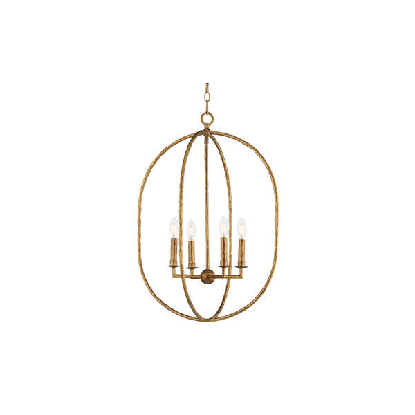 Martel 4 Light Pendant Gold