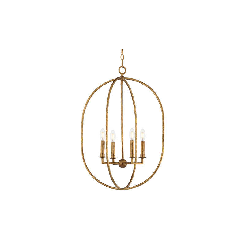 Martel 4 Light Pendant Gold