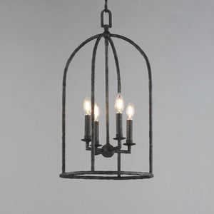Martel II 4 Light Pendant Black