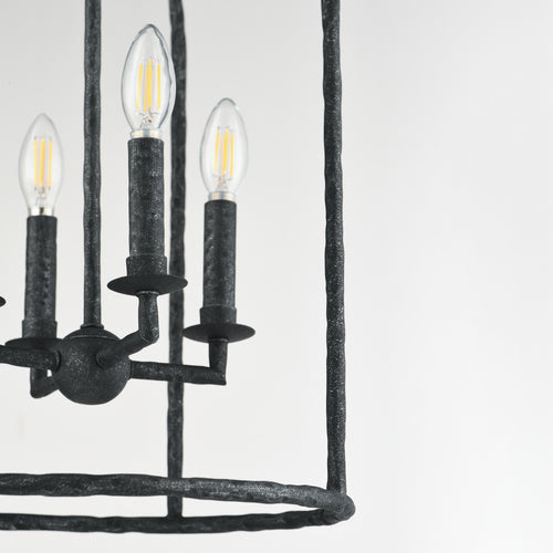Martel II 4 Light Pendant Black