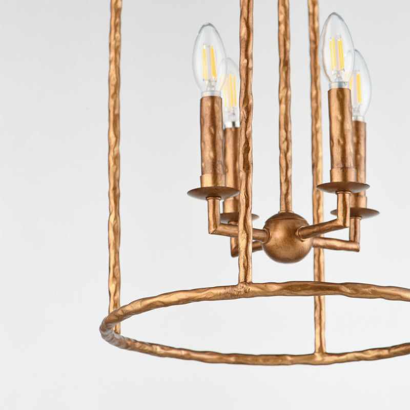 Martel II 4 Light Pendant Gold