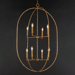 Martel 8 Light Pendant Gold
