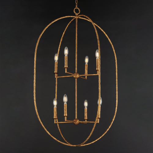 Martel 8 Light Pendant Gold