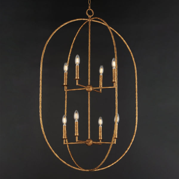 Martel 8 Light Pendant Gold