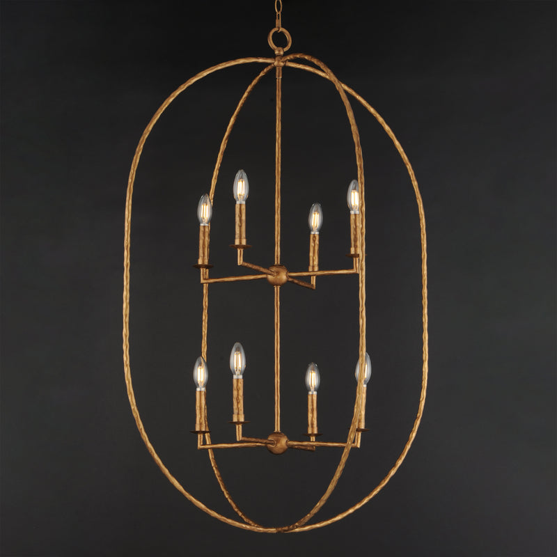 Martel 8 Light Pendant Gold