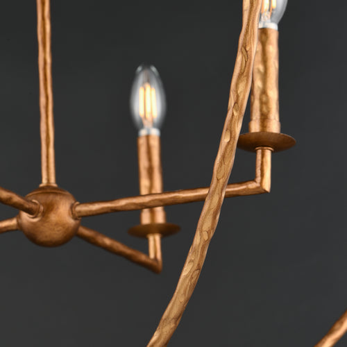 Martel 8 Light Pendant Gold