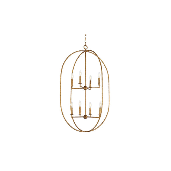 Martel 8 Light Pendant Gold