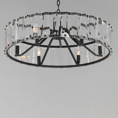 Odeon 6 Light Chandelier Black
