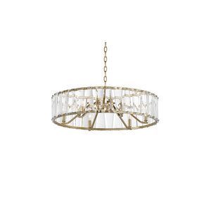 Odeon 6 Light Chandelier Gold
