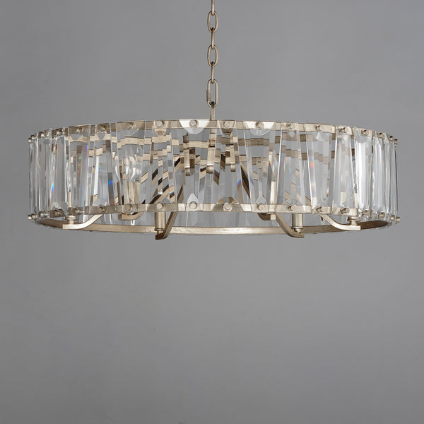 Odeon 6 Light Chandelier Gold